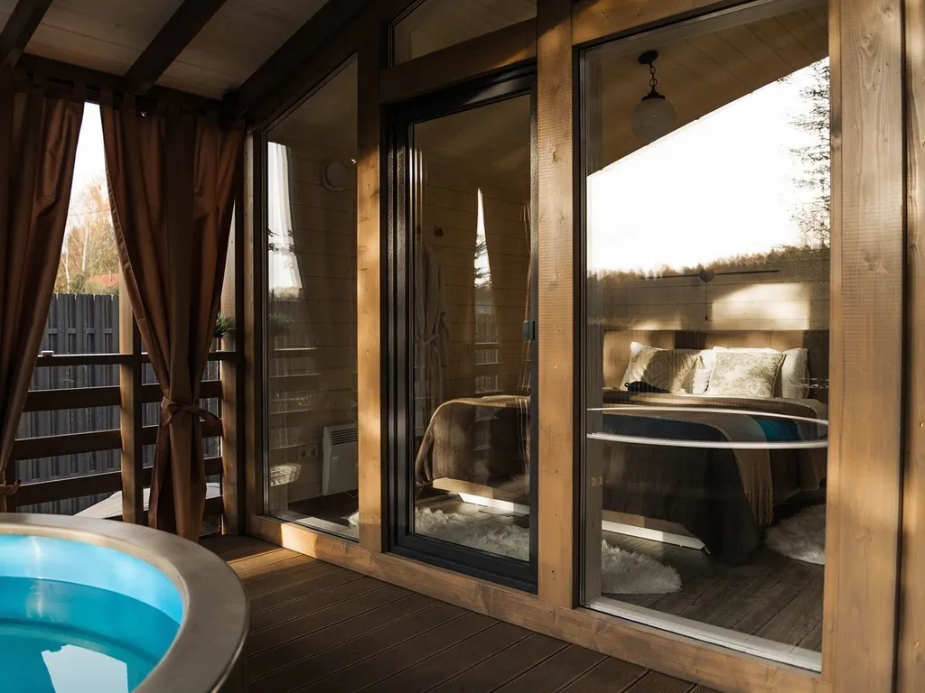 Коттедж Домик на берегу реки Охта — Агалатово