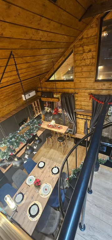 Коттедж Коттедж Большой барнхауз с баней в стиле лофт для прекрасного отдыха за городо — Шишкино