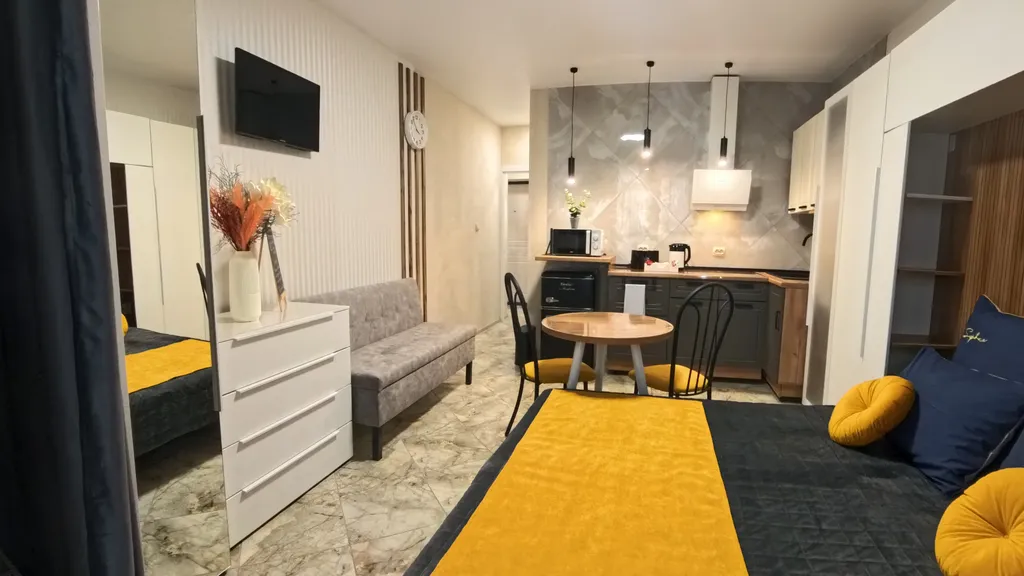 Стильная новая студия для комфортного проживания