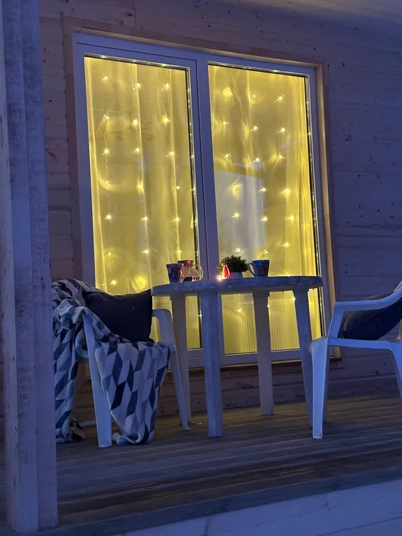 Дом в сосновом лесу