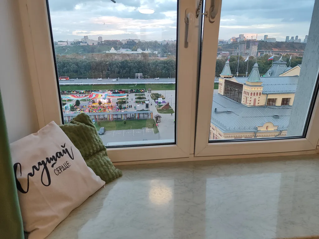Квартира Апартаменты "ОгниНН" с потрясающими видами у Нижегородской Ярмарки — Нижний Новгород