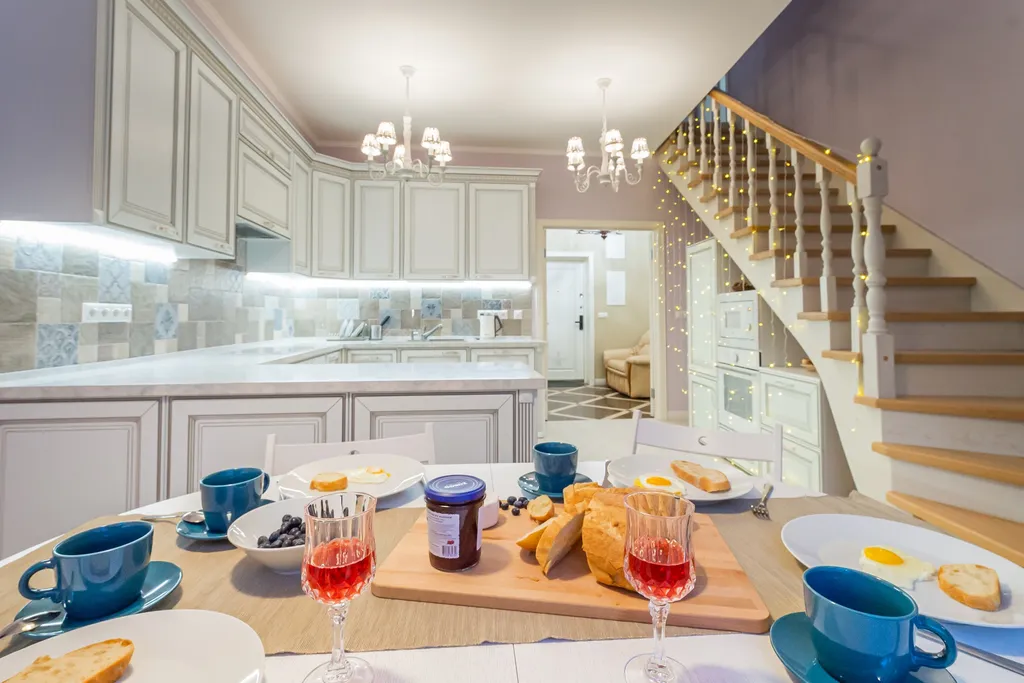 Квартира Апартаменты двухэтажные в стиле provance — Москва