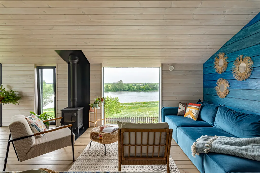 Коттедж Дом на берегу реки, Коломна — Елино