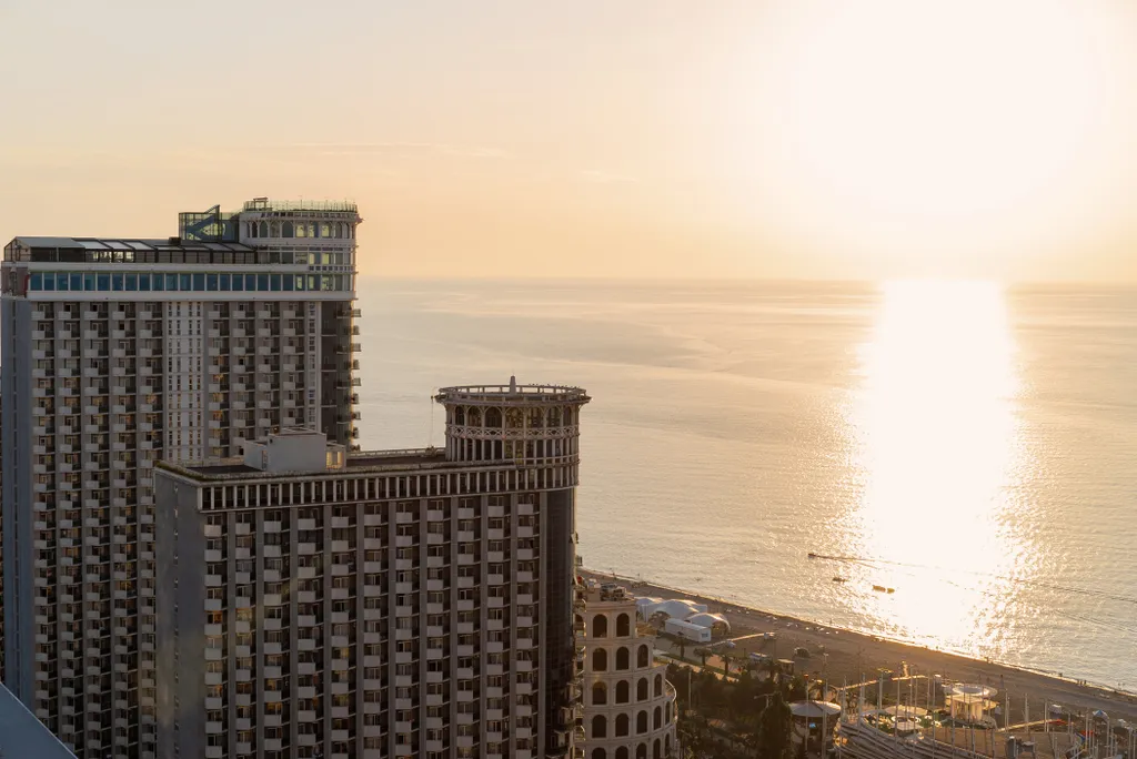 Apartments with sea and city view