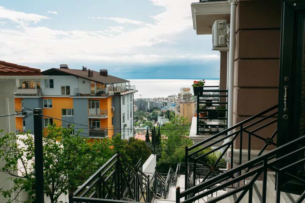 Квартира Квартира Уютная студия с видом на море — Сочи
