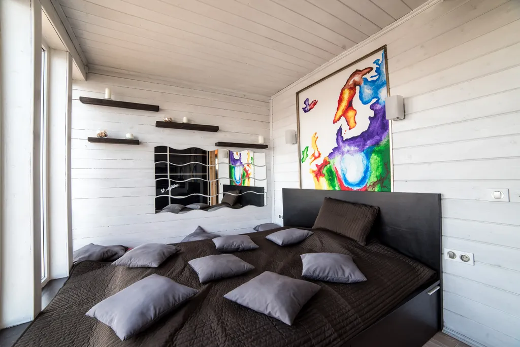 Дом-корабль с баней на Минском море