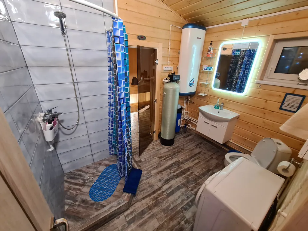 Дом Небесный с сауной и купелью на берегу Ладожского озера