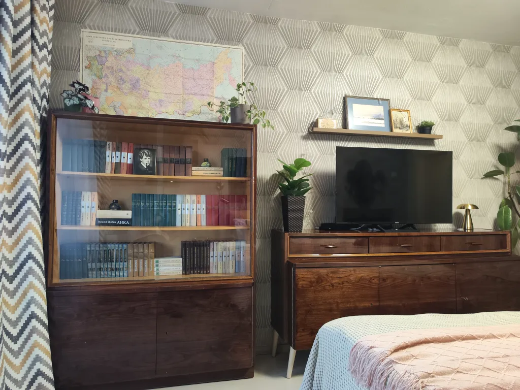 У Ипполита- квартира в ретростиле