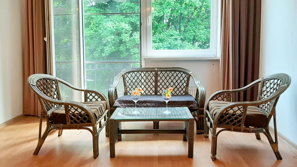 Квартира с беседкой и зоной барбекю