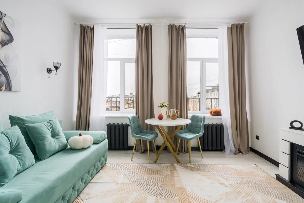 Teplo apartments студия с камином