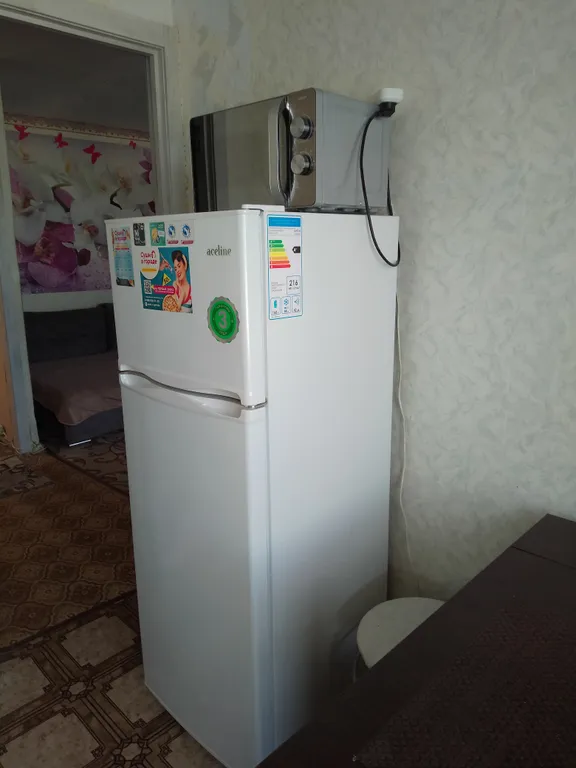 Уютная двухкомнатная квартира в центре города. Балкон застеклён