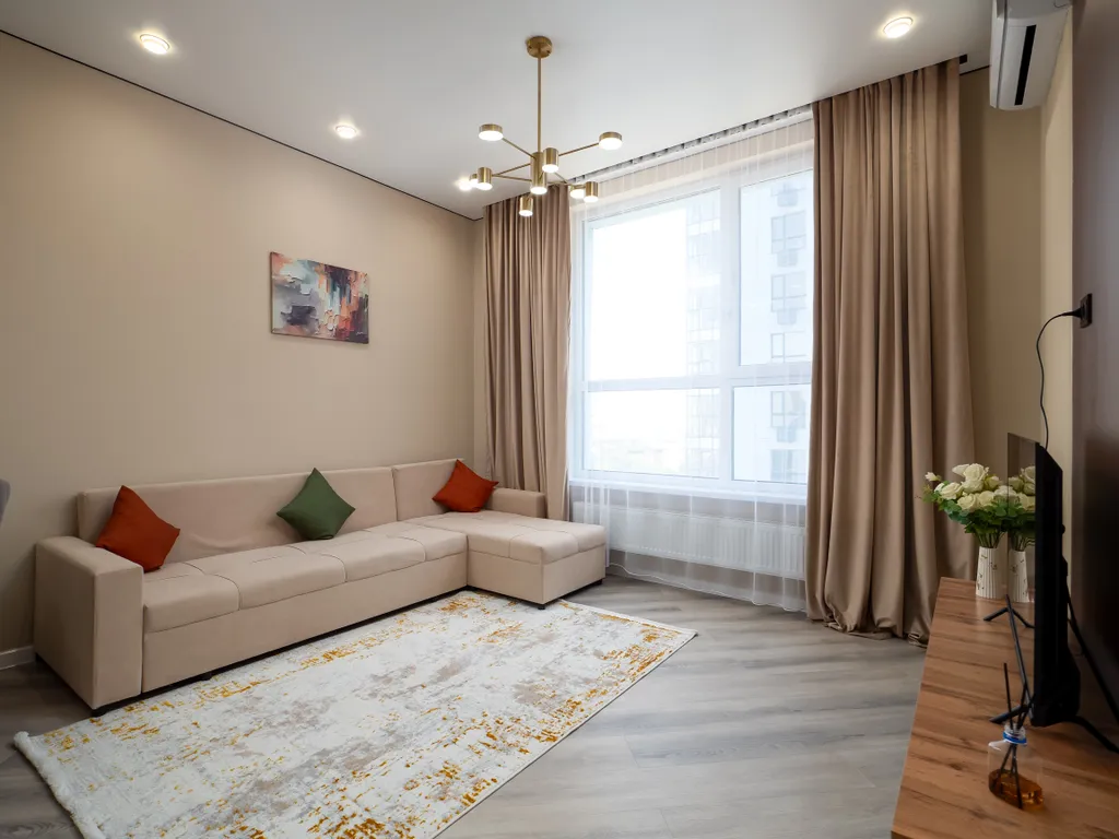 Уютная евродвушка на Абая рядом с АДК и метро Сайран