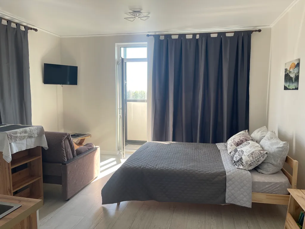 Квартира Квартира Просторная студия в новом ЖК рядом с парками — Пушкин