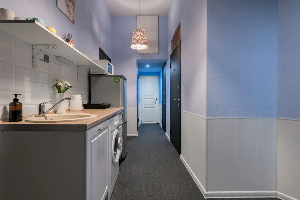 Квартира Квартира Компактная студия  New Horizon Есения в историческом центре Питера — Санкт-Петербург