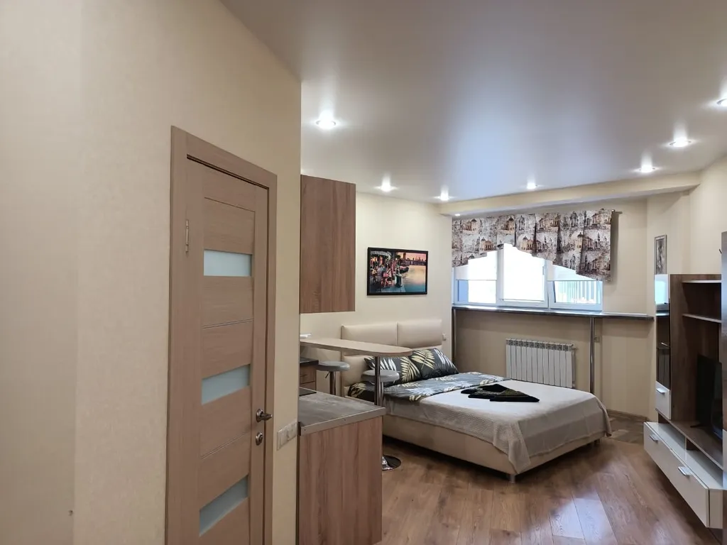 Уютная и просторная студия с отличным ремонтом