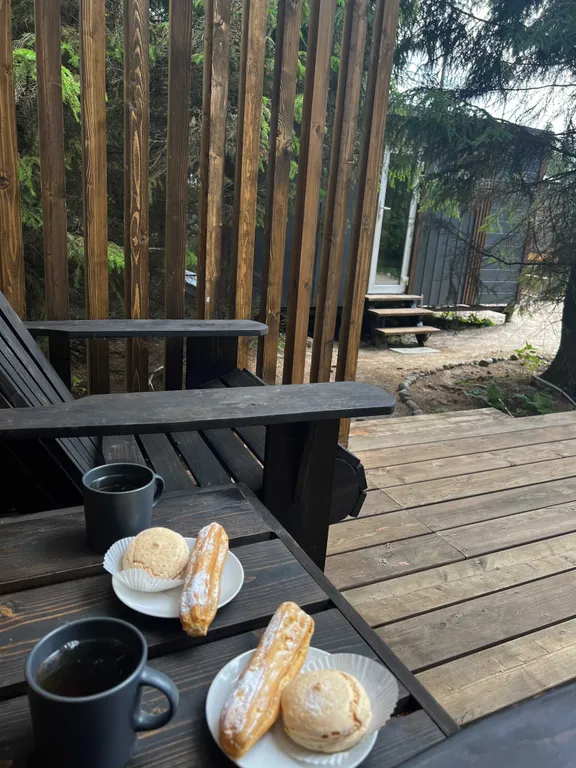 Коттедж Дом с панорамными окнами в лесу — Ломоносов