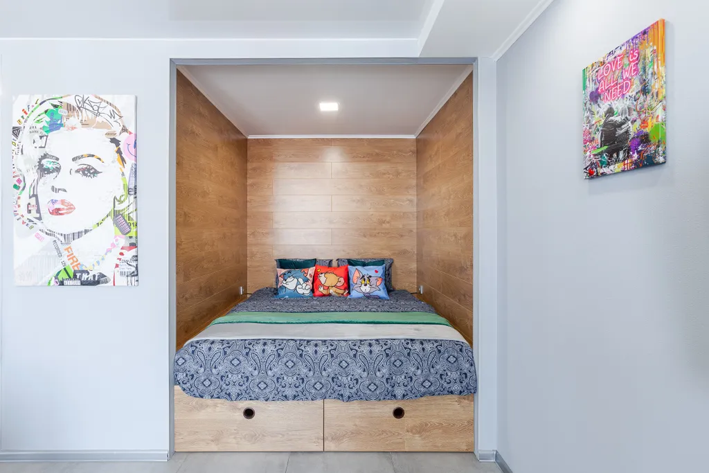 Квартира Квартира Уютная стильная студия — Самара