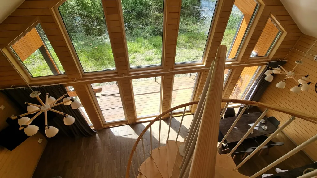 Коттедж Коттедж с видом на озеро — Приозерск