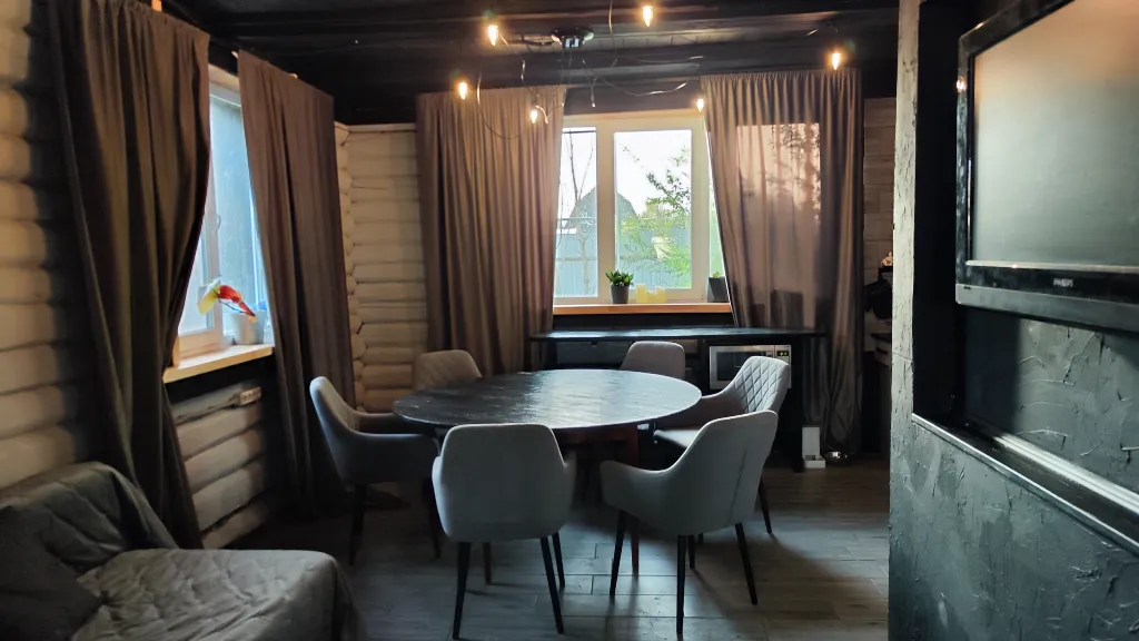 Лофтхаус у курорта завидово с костровищем и сауной