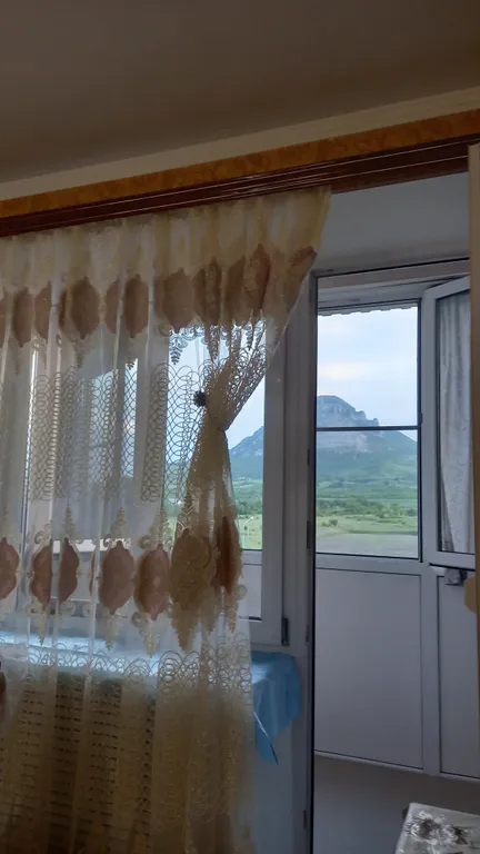 Уютная квартира в центре города с видом на гору Змейка