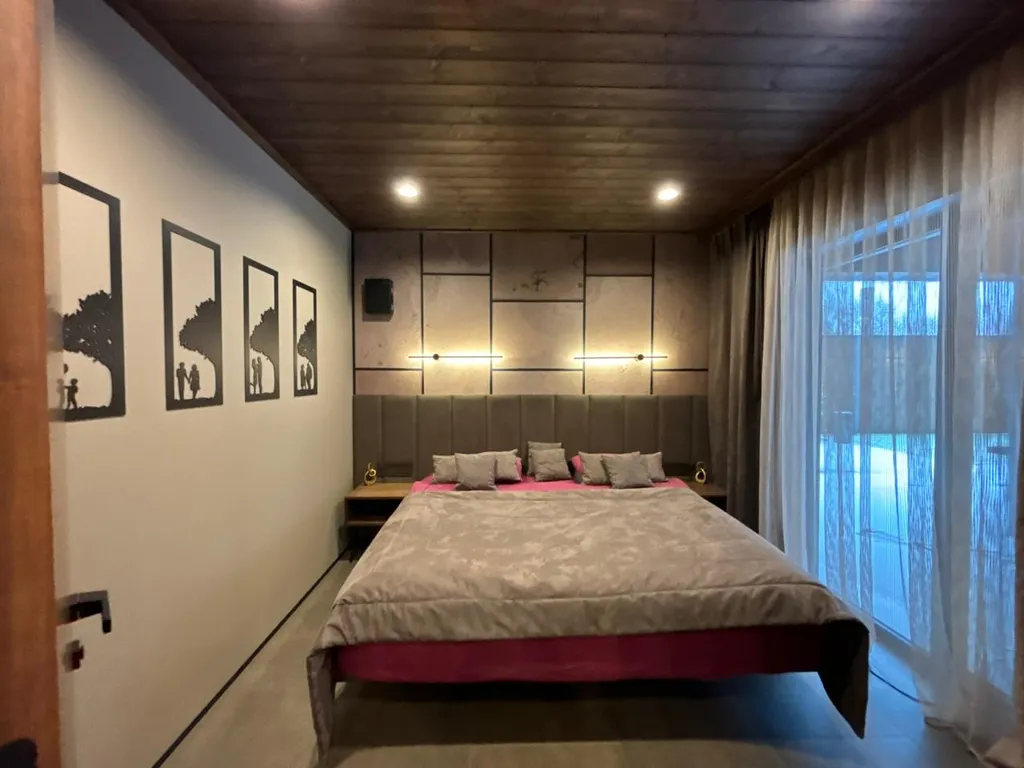 Стильный дом с чаном и сауной