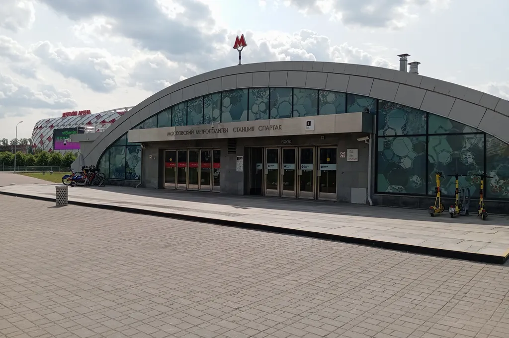 Квартира Квартира Уютная студия у метро Спартак — Москва