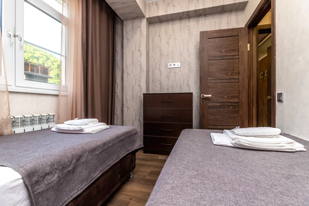 Теплая 4-к квартира у подъемника, Красная Поляна