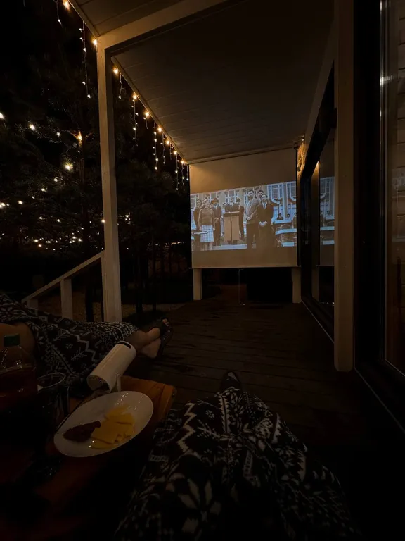 Домик, чан, баня в сосновом лесу, закрытая территория