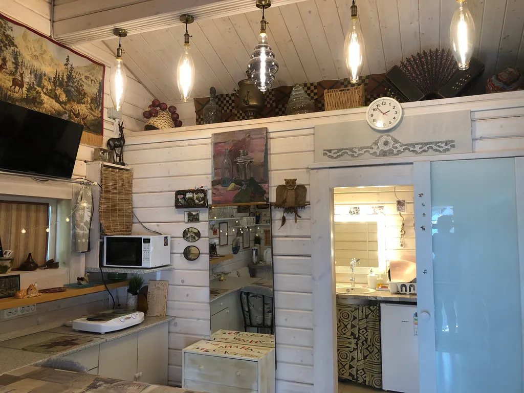 ТеремОК, дизайн сказки с финской сауной и мангал-олень