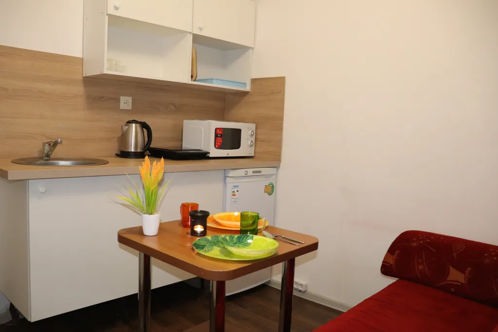 Компактная студия с двуспальным диваном у станции МЦД4 Железнодорожная