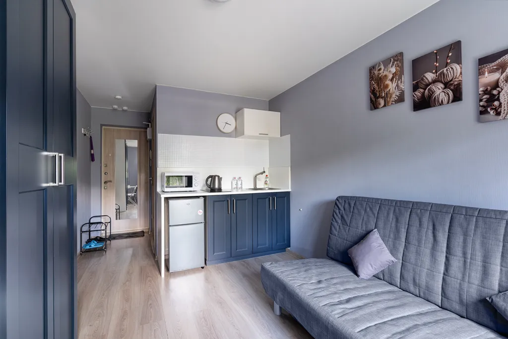 Квартира Квартира Уютная студия в новом Апарт-доме ЖК Селигер — Москва