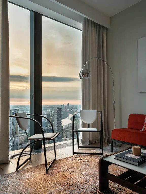 Видовые апартаменты с отдельной спальней