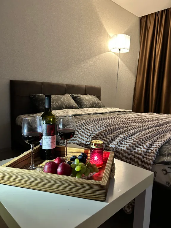 Уютная видовая квартира на последнем этаже