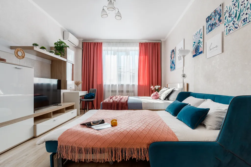 Светлая и уютная 1-комнатная квартира