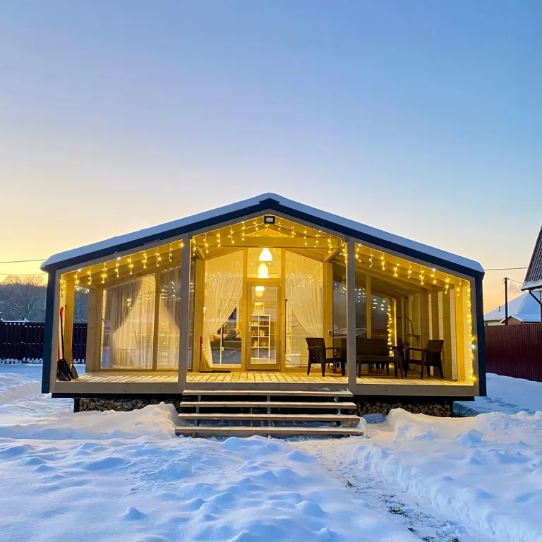 Коттедж Dubldom Лисичкино у реки — аренда посуточно в Чехов