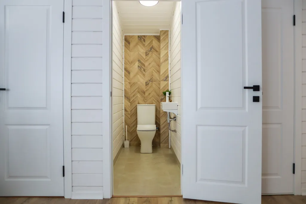 Стильный barnhouse с сауной