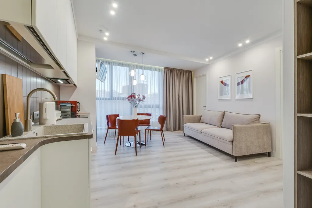 Квартира Квартира Уютный трёхкомнатный апартамент — Москва