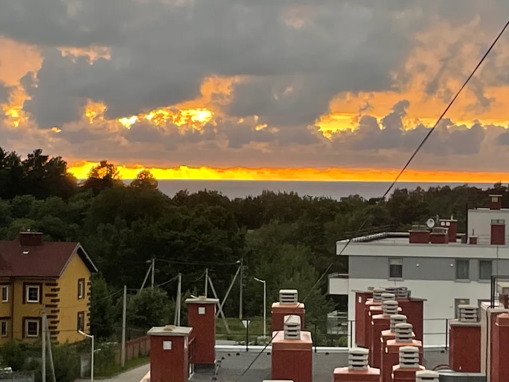 Уютная студия с видом на море