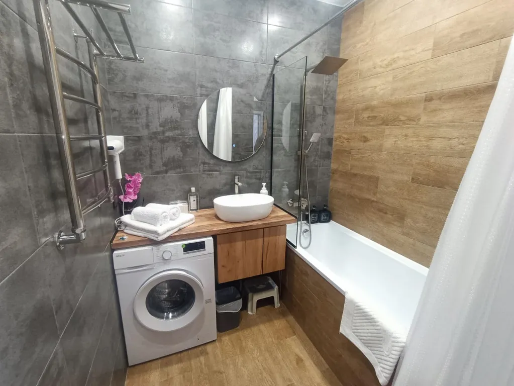 Квартира Уютная современная 2-комнатная квартира в тихом районе — Краснодар