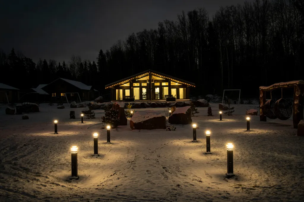 Коттедж 75 м2 на береговой линии бухты Выборгского залива