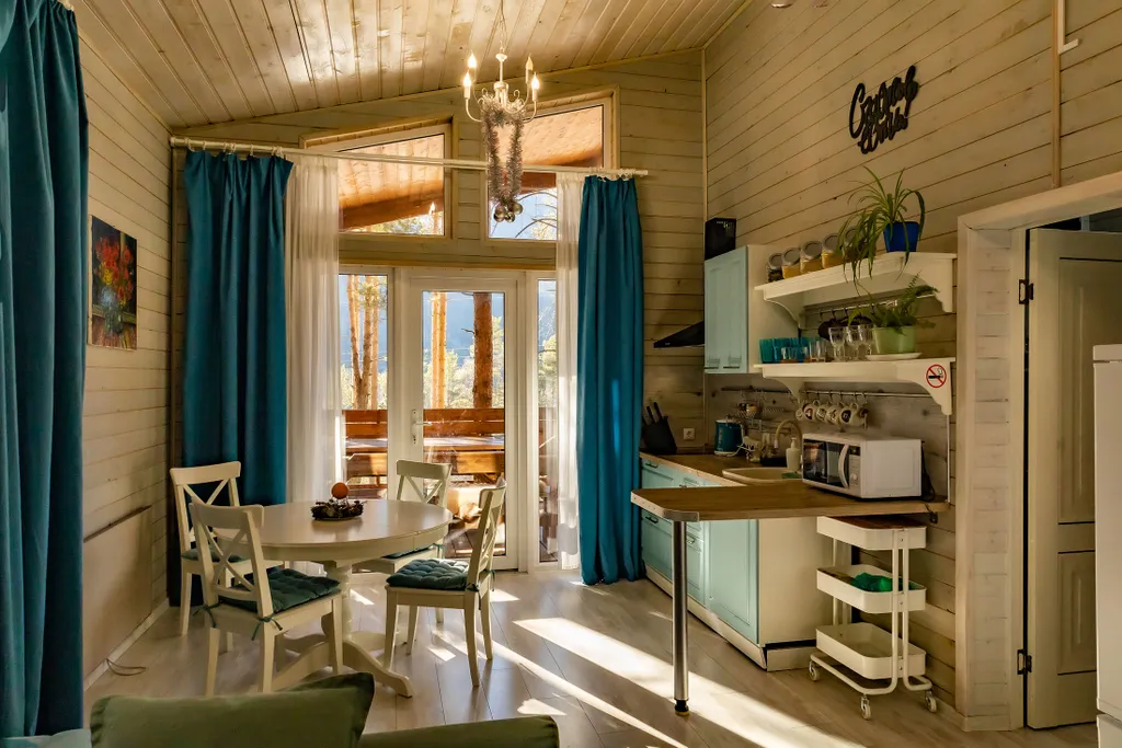 Квартира Квартира Семейное Шале с видом на лес и горы (до 6-ти человек) — Архыз