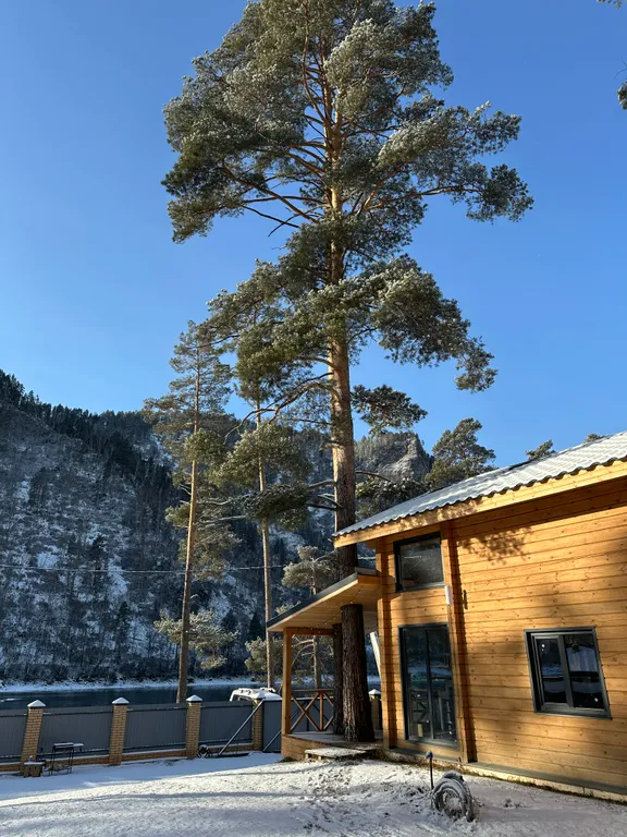 Новый круглогодичный 3-й коттедж на берегу Катуни