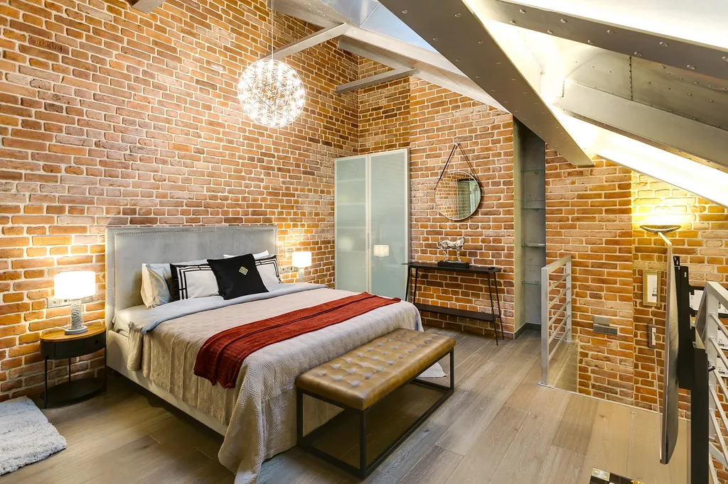 Квартира Квартира Уютный двухуровневый лофт Smart Host на острове Балчуг — Москва