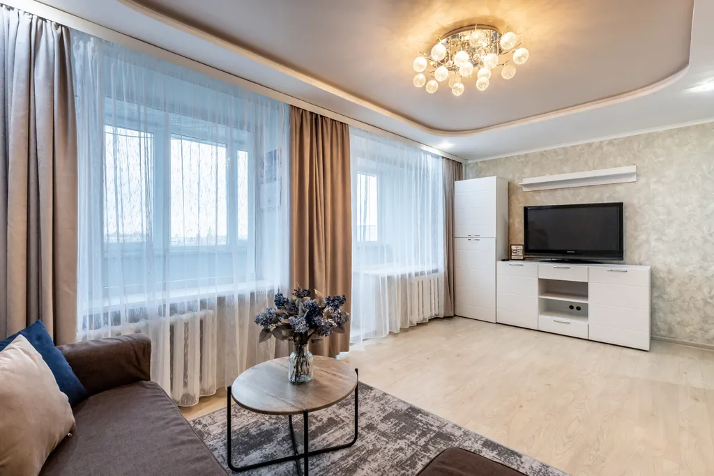 Просторная квартира на 9 этаже с видом на набережную — аренда посуточно в Йошкар-Ола