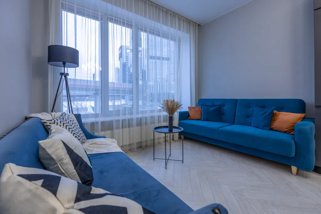 Квартира Квартира Дизaйнeрcкая евротрёшка в ЖК Нeаdliner — Москва