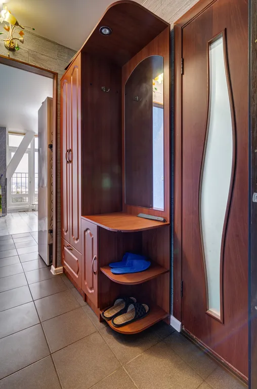 Апартаменты с панорамным окном и видом на город в Центре