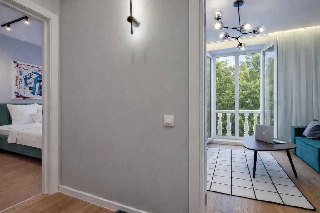 Квартира Квартира GoldenRing-Apartments, двухкомнатный люкс с балконом, центр города — Ярославль