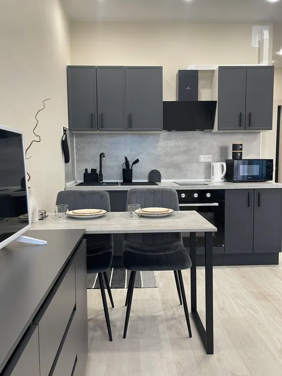 Студия с новым ремонтом