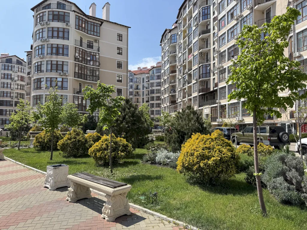 Квартира 1-к квартира с балконом и видом на горы - жк Черноморский — Геленджик