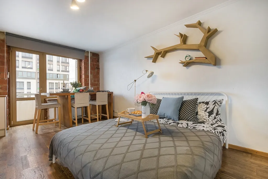 Квартира Квартира Атмосферная студия с великолепным видом — Москва